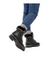 BOTAS DE PIEL CON FORRO INTERIOR DE PELO PANAMA JACK IGLOO TRAV B2 NEGRO