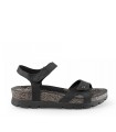 SANDALIAS DE PIEL PANAMA JACK SULIA BASICS B2 NEGRO