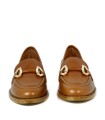 MOCASINES DE PIEL PARA MUJER APLAUSO 1203 CAMEL